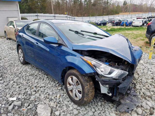 HYUNDAI ELANTRA SE 2016 kmhdh4ae9gu484485