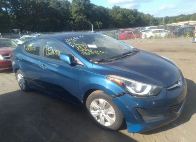 HYUNDAI ELANTRA 2016 kmhdh4ae9gu543194