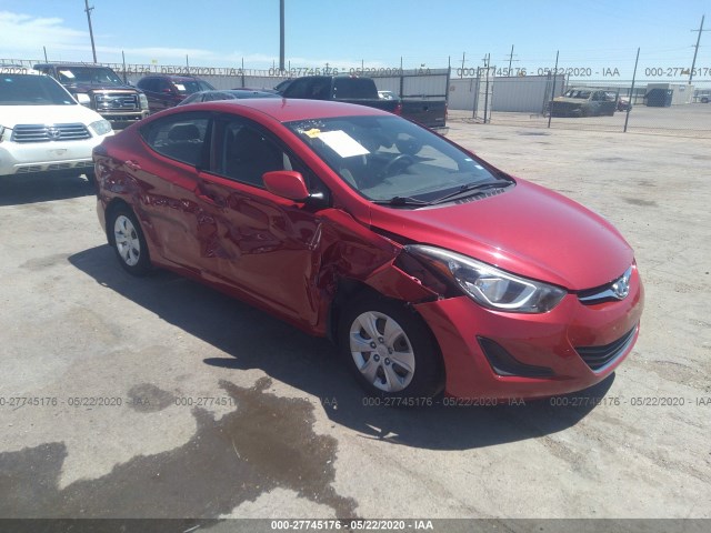 HYUNDAI ELANTRA 2016 kmhdh4ae9gu552008