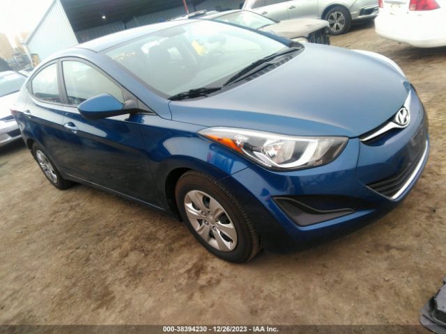 HYUNDAI ELANTRA 2016 kmhdh4ae9gu557614