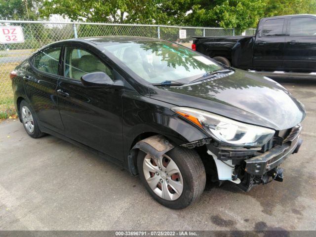 HYUNDAI ELANTRA 2016 kmhdh4ae9gu575501