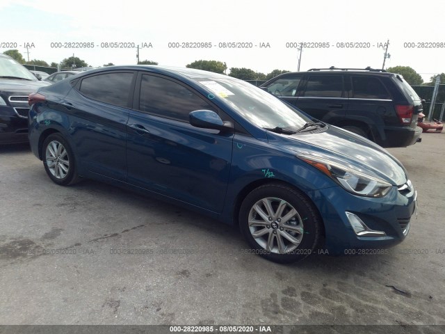 HYUNDAI ELANTRA 2016 kmhdh4ae9gu584585