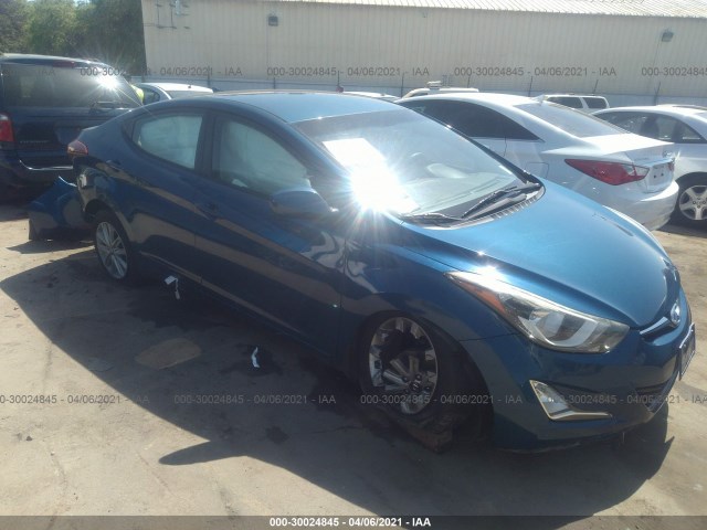 HYUNDAI ELANTRA 2016 kmhdh4ae9gu607153