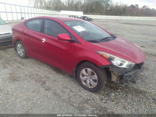 HYUNDAI ELANTRA 2016 kmhdh4ae9gu619044