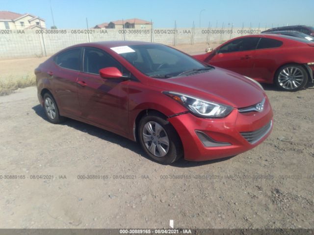 HYUNDAI ELANTRA 2016 kmhdh4ae9gu625085