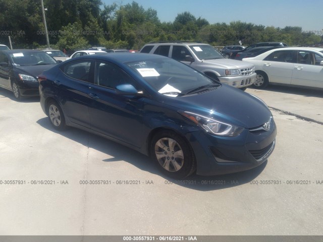 HYUNDAI ELANTRA 2016 kmhdh4ae9gu648611