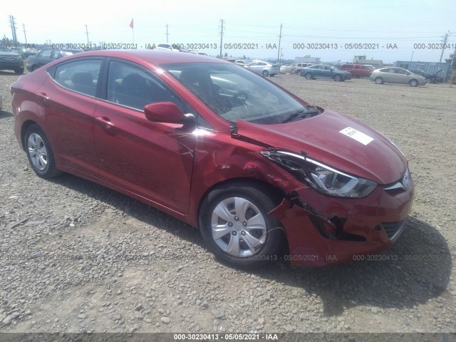 HYUNDAI ELANTRA 2016 kmhdh4ae9gu649208