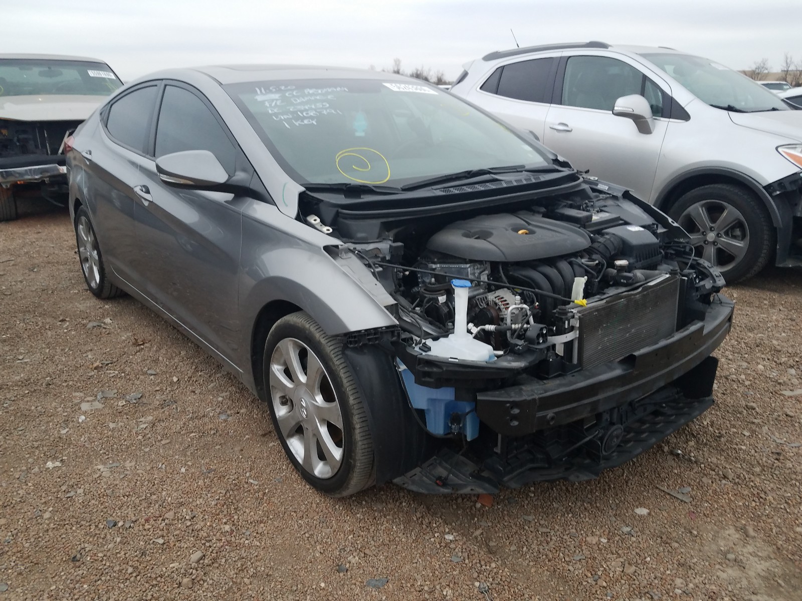 HYUNDAI ELANTRA GL 2011 kmhdh4aexbu108791