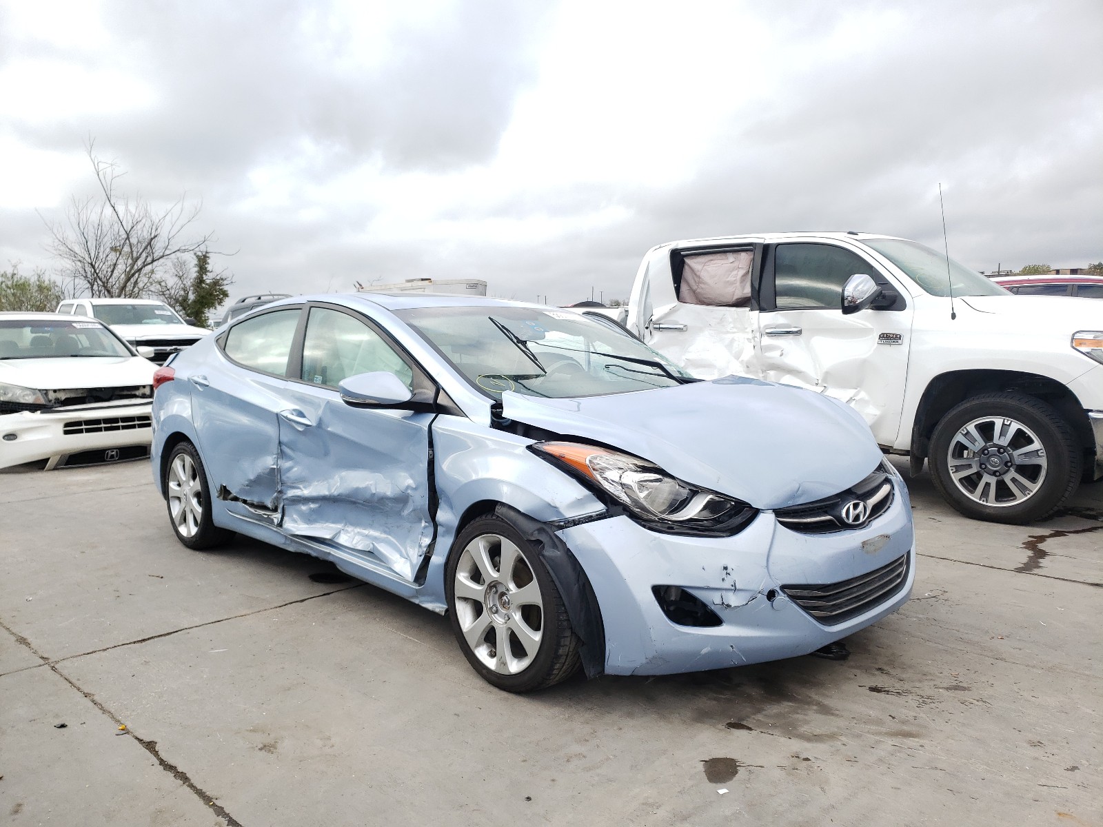 HYUNDAI ELANTRA GL 2012 kmhdh4aexcu206298