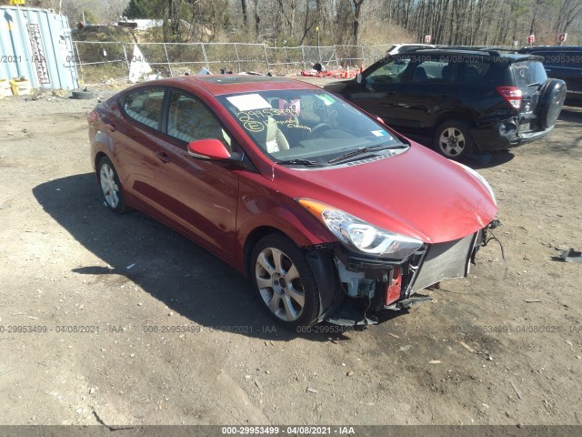 HYUNDAI ELANTRA 2012 kmhdh4aexcu244596