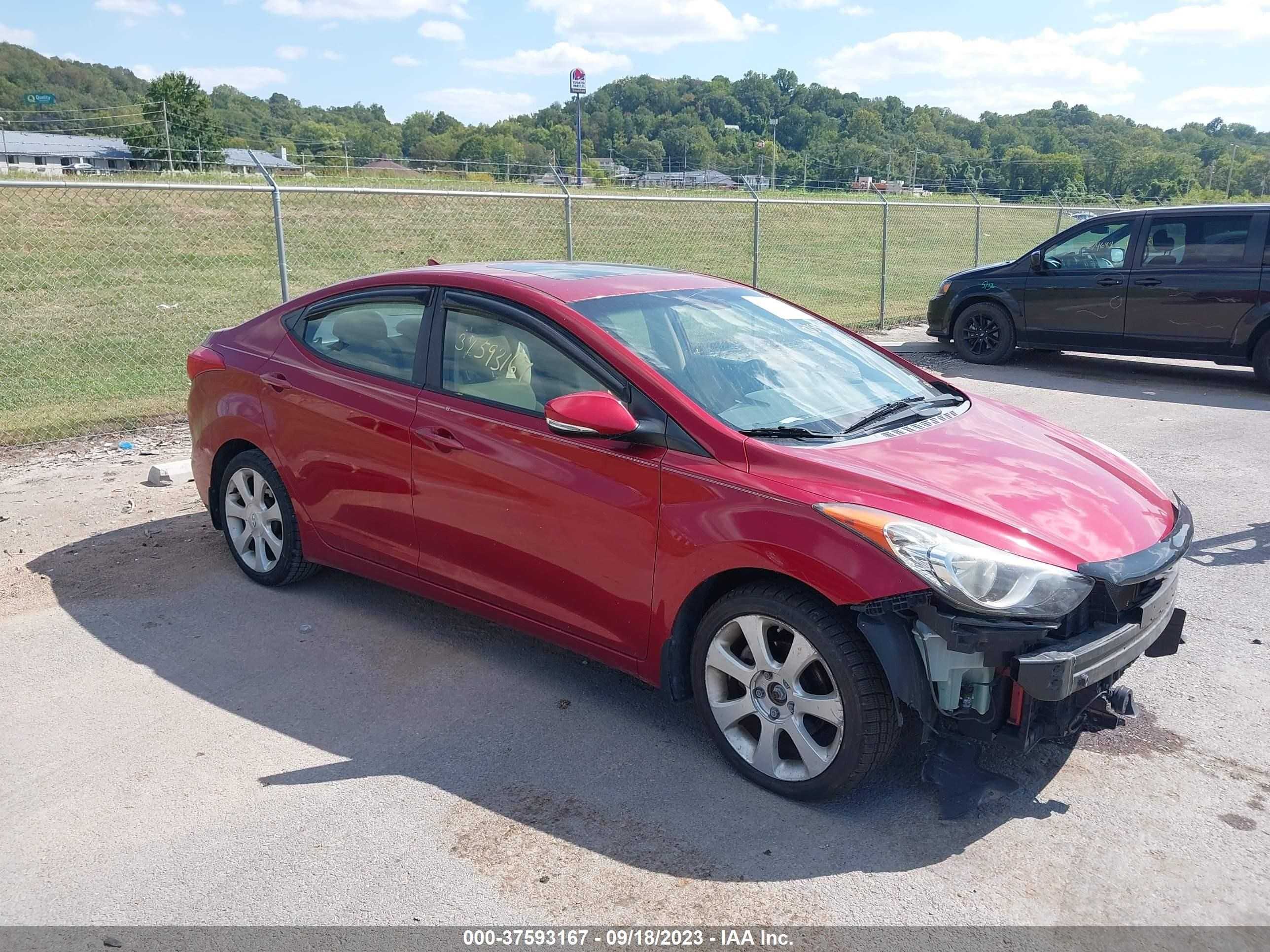 HYUNDAI ELANTRA 2012 kmhdh4aexcu463123