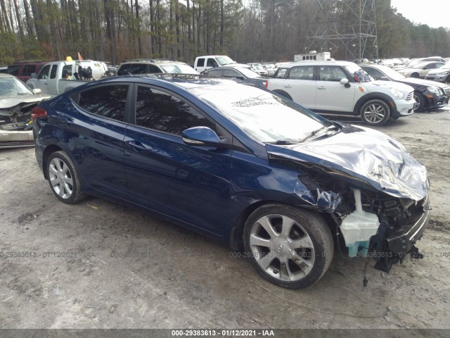 HYUNDAI ELANTRA 2013 kmhdh4aexdu711131