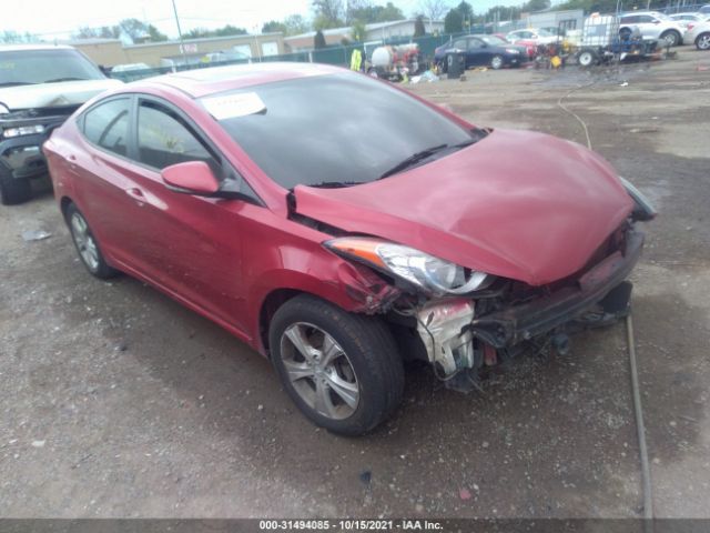 HYUNDAI ELANTRA 2013 kmhdh4aexdu849669