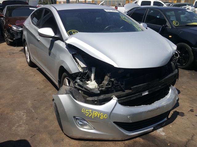 HYUNDAI ACCENT BLU 2013 kmhdh4aexdu954454