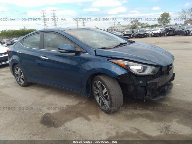 HYUNDAI ELANTRA 2014 kmhdh4aexeu032073