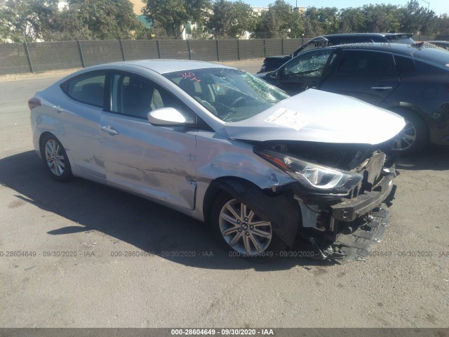 HYUNDAI ELANTRA 2014 kmhdh4aexeu041730