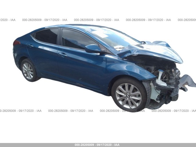 HYUNDAI ELANTRA 2014 kmhdh4aexeu042148