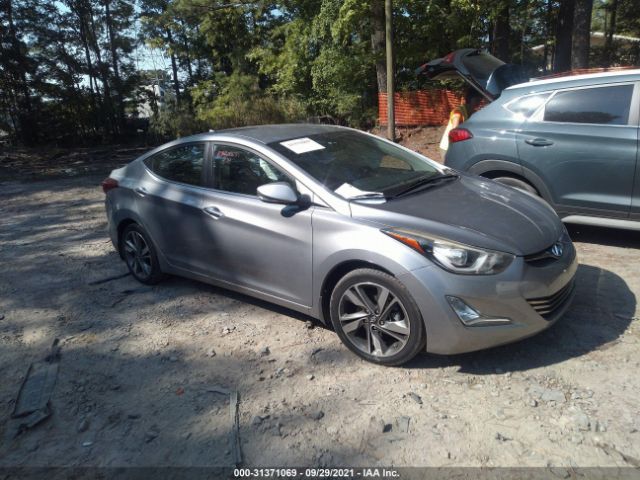 HYUNDAI ELANTRA 2014 kmhdh4aexeu044479