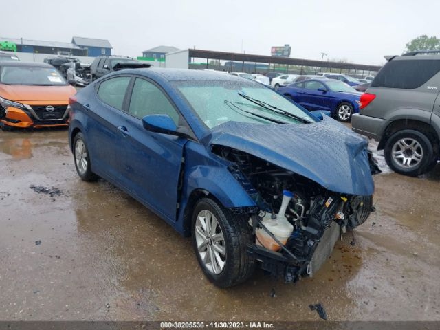 HYUNDAI ELANTRA 2014 kmhdh4aexeu051173