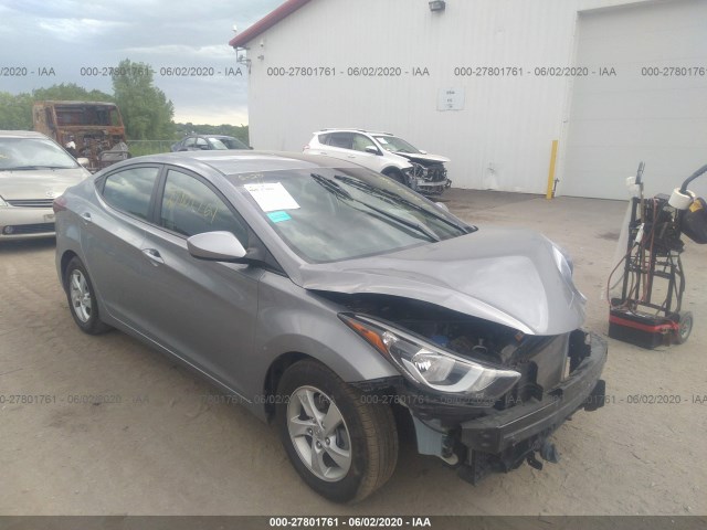 HYUNDAI ELANTRA 2014 kmhdh4aexeu056597