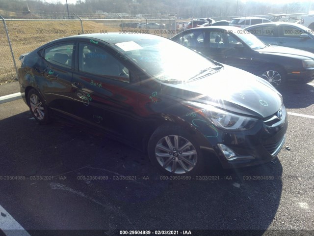 HYUNDAI ELANTRA 2014 kmhdh4aexeu058284