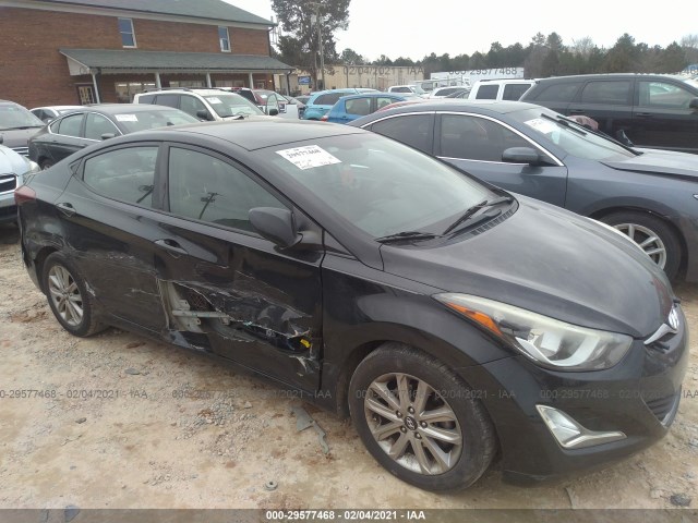 HYUNDAI ELANTRA 2014 kmhdh4aexeu059936