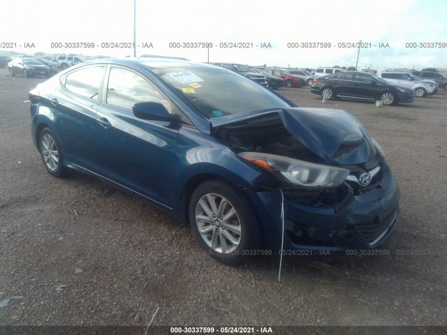 HYUNDAI ELANTRA 2014 kmhdh4aexeu060911