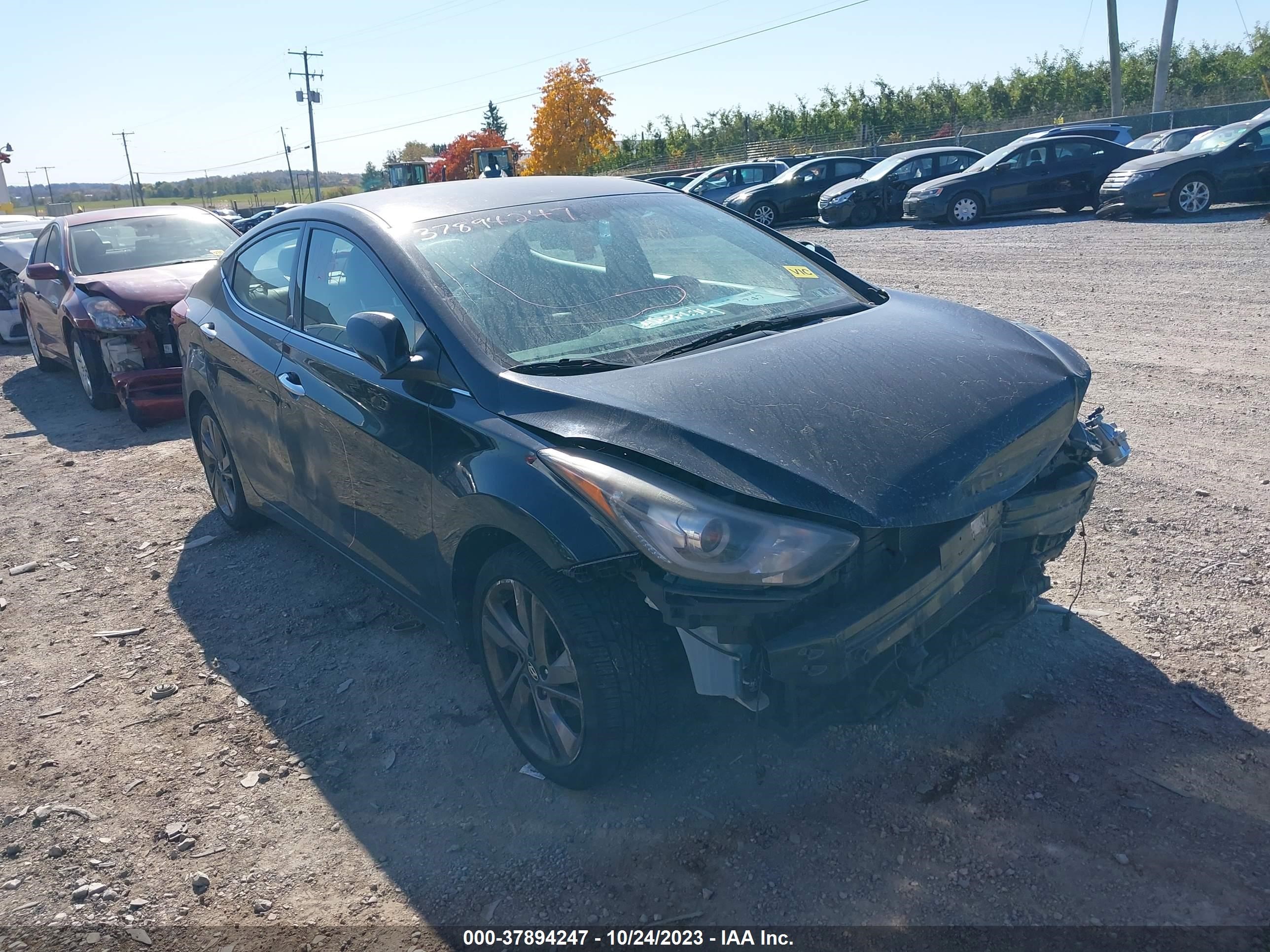 HYUNDAI ELANTRA 2014 kmhdh4aexeu084321