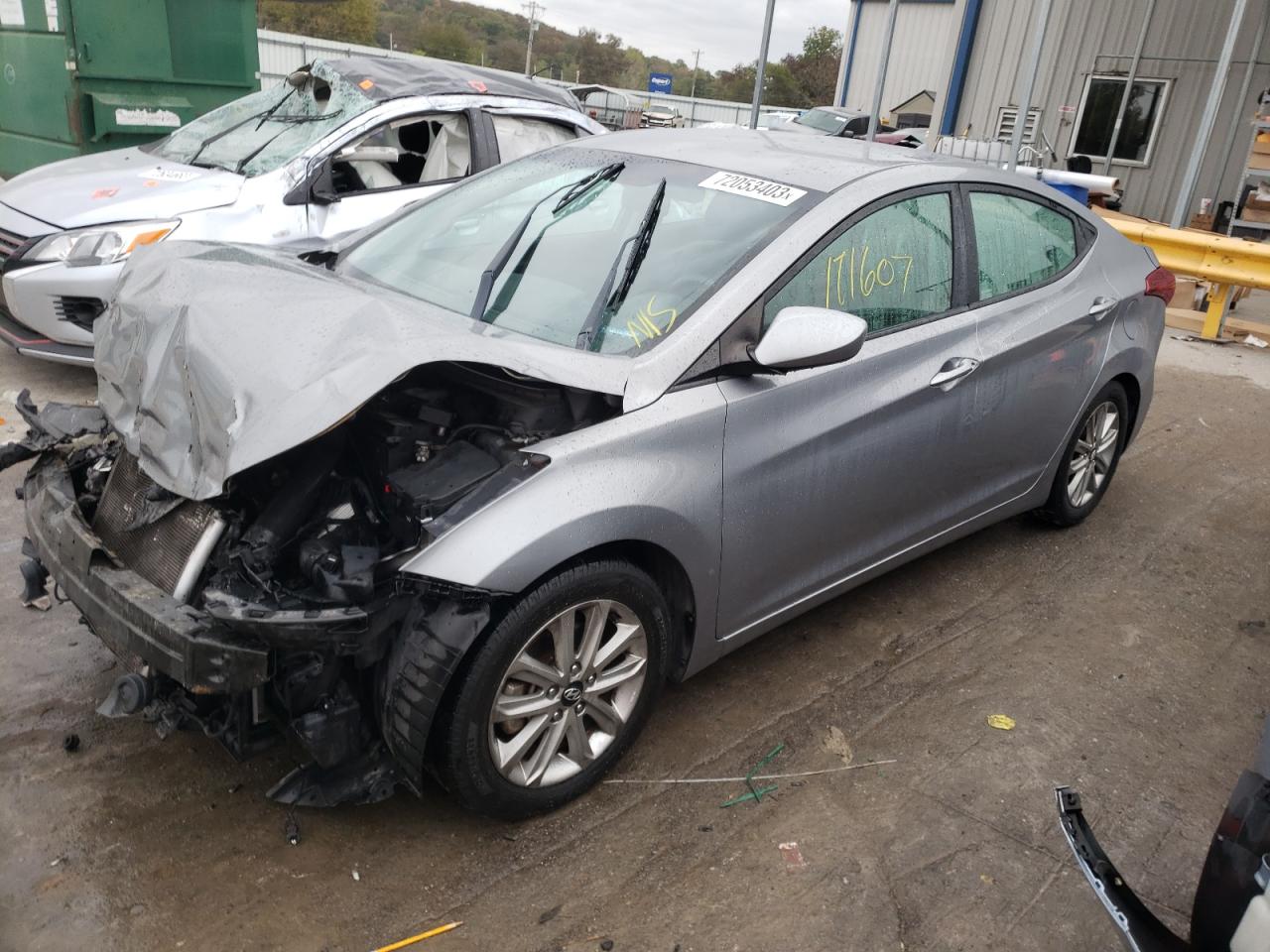 HYUNDAI ELANTRA 2014 kmhdh4aexeu092869