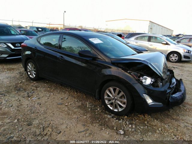 HYUNDAI ELANTRA 2014 kmhdh4aexeu099062