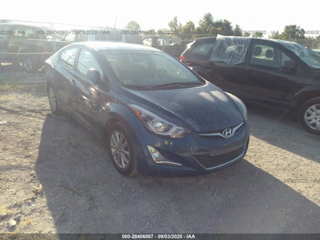 HYUNDAI ELANTRA 2014 kmhdh4aexeu100162