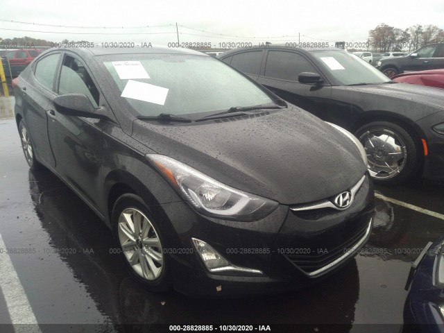 HYUNDAI ELANTRA 2014 kmhdh4aexeu103269