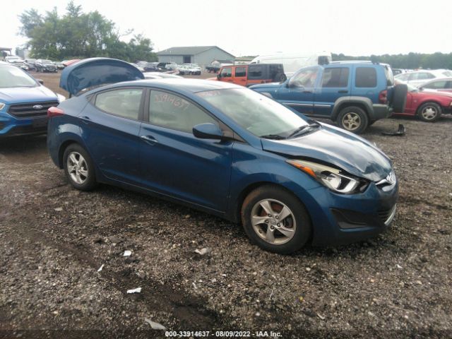 HYUNDAI ELANTRA 2014 kmhdh4aexeu105930