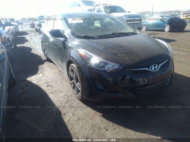 HYUNDAI ELANTRA 2014 kmhdh4aexeu124297