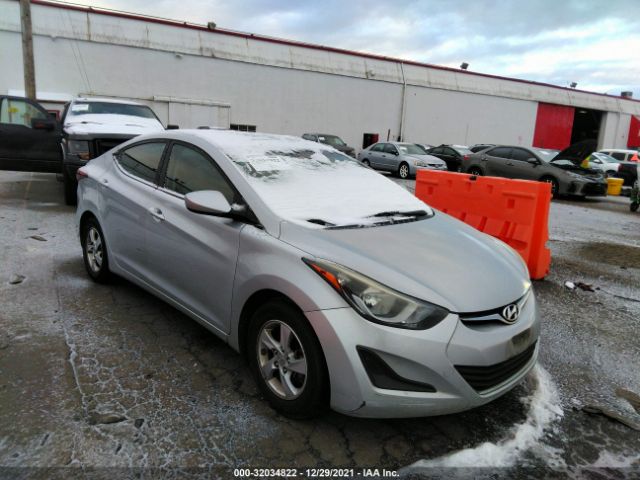 HYUNDAI ELANTRA 2014 kmhdh4aexeu136045