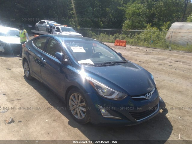 HYUNDAI ELANTRA 2014 kmhdh4aexeu147143