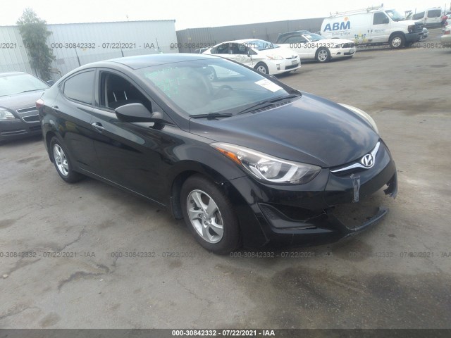 HYUNDAI ELANTRA 2014 kmhdh4aexeu164931