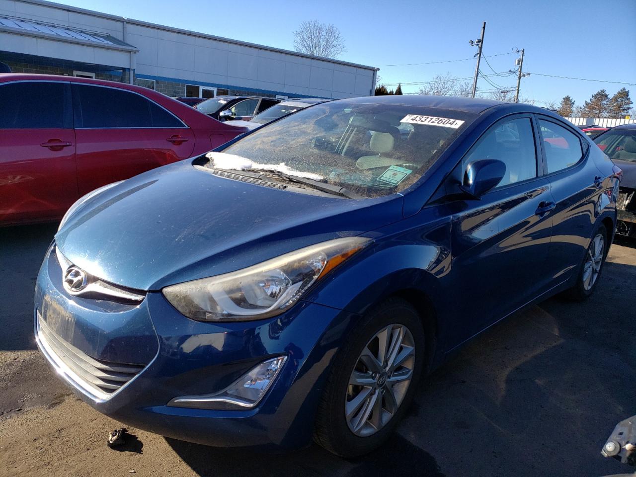 HYUNDAI ELANTRA 2014 kmhdh4aexeu166078