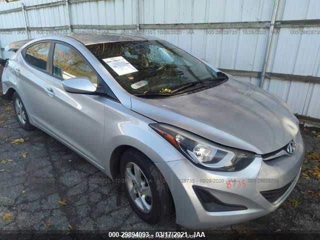 HYUNDAI ELANTRA 2014 kmhdh4aexeu172107