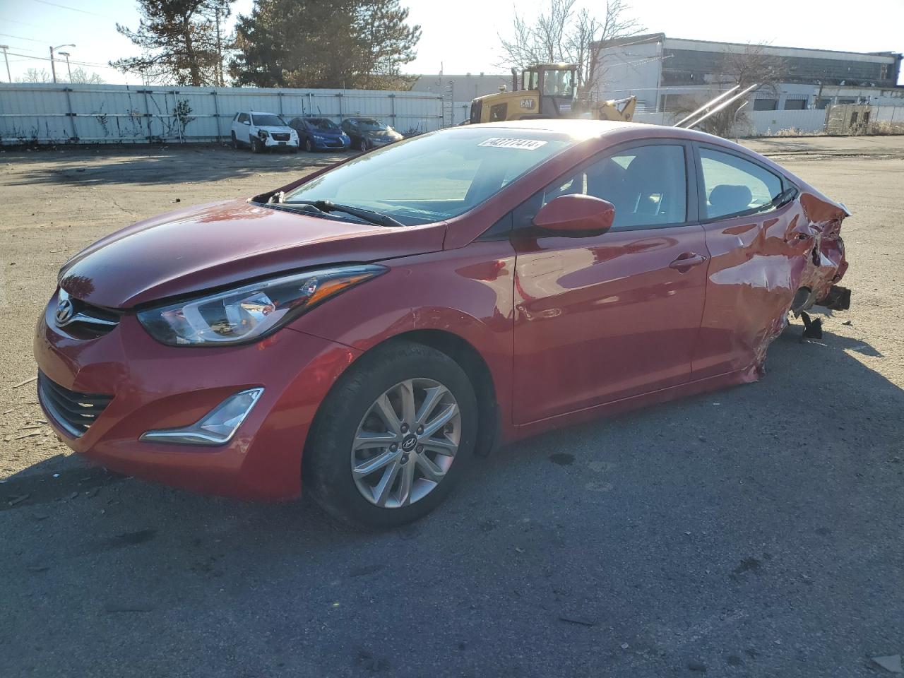 HYUNDAI ELANTRA 2014 kmhdh4aexeu181549