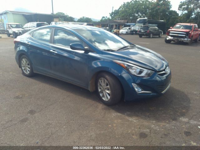 HYUNDAI ELANTRA 2014 kmhdh4aexeu188209