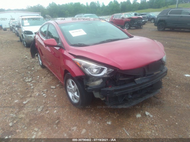 HYUNDAI ELANTRA 2014 kmhdh4aexeu193913