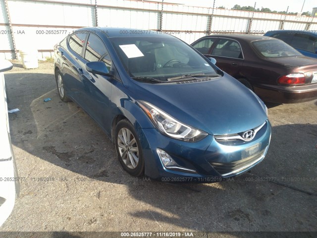 HYUNDAI ELANTRA 2015 kmhdh4aexfu251343