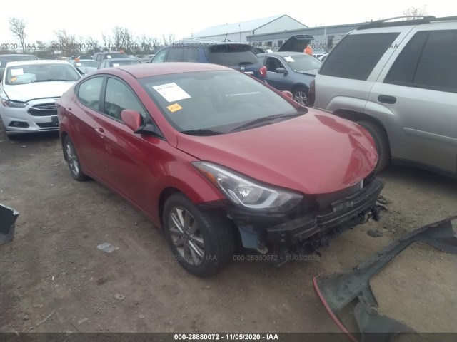 HYUNDAI ELANTRA 2015 kmhdh4aexfu277960