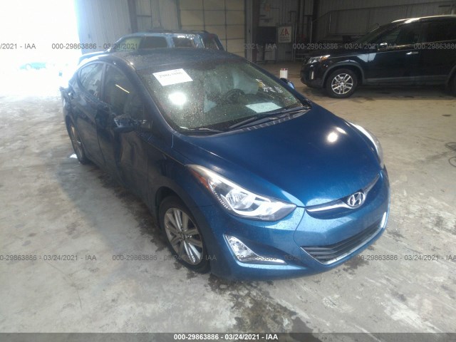 HYUNDAI ELANTRA 2015 kmhdh4aexfu281619