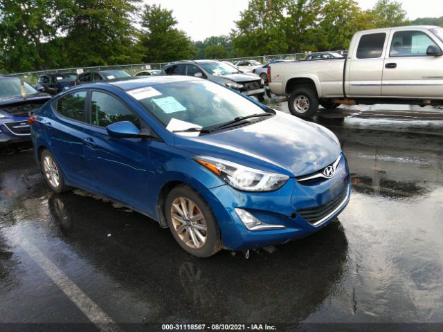 HYUNDAI ELANTRA 2015 kmhdh4aexfu298095