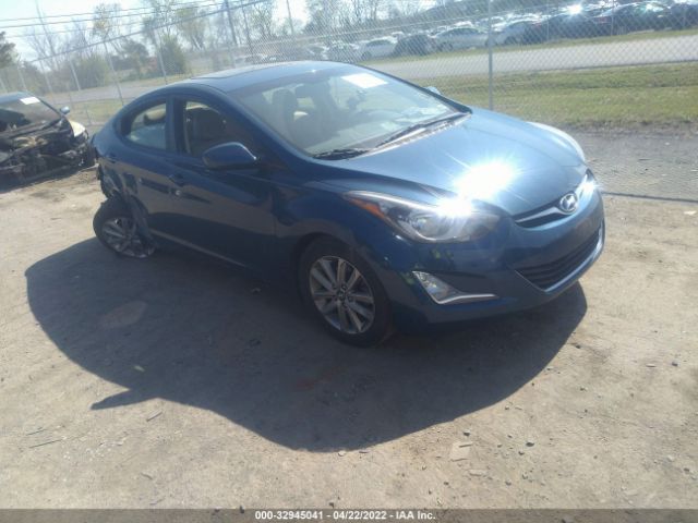 HYUNDAI ELANTRA 2015 kmhdh4aexfu300637