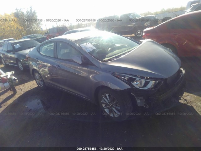 HYUNDAI ELANTRA 2015 kmhdh4aexfu303375