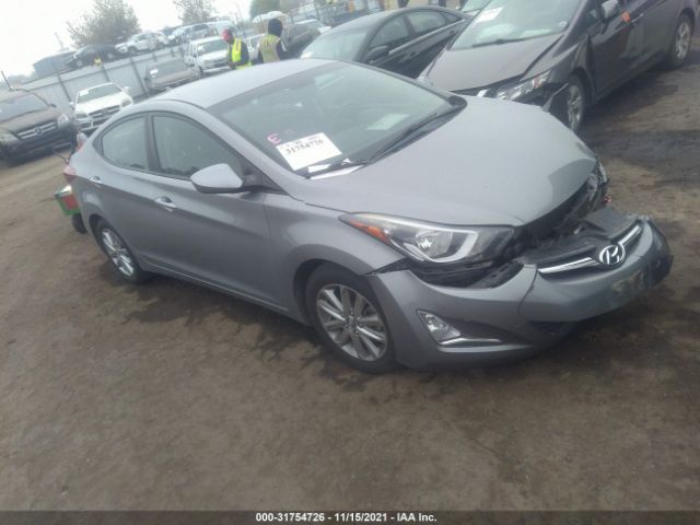 HYUNDAI ELANTRA 2015 kmhdh4aexfu311251