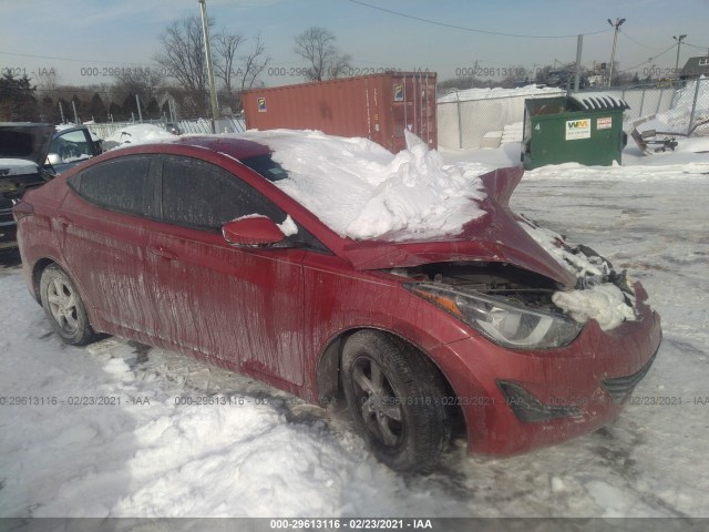 HYUNDAI ELANTRA 2015 kmhdh4aexfu330141